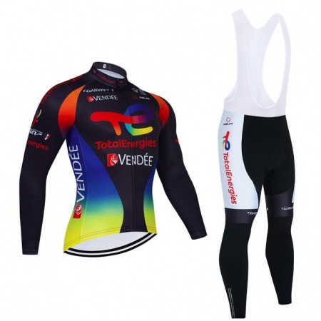 Tenue Maillot M/L + Collant à Bretelles 2021 Team TotalEnergies N002